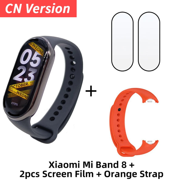 Original Xiaomi Mi Band 8 NFC Smart Bracelet Screen Blood Oxygen Bluetooth  Sport