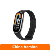 Xiaomi Mi Band 8 Smart Bracelet AMOLED Screen Blood Oxygen Fitness Traker Heart Rate Monitor Waterproof Long Battery Life