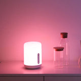 Xiaomi Mijia Bedside Lamp 2 Smart Voice Control Table Lamp Home Bedroom Dazzling Soft Light Night Lights Holiday Creative Gifts