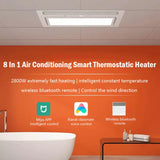 Xiaomi Mijia Smart Bathroom Heater Pro 8-in-1 2800W PTC 60s Heating Up Air-Conditioning Wireless Bluetooth Remote Control LED Mi