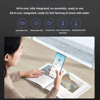 Xiaomi Mijia Smart Fish Tank controlled remote feeding temperature monitor Aquarium Tank Smart Light System Work for Mi Home APP