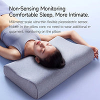 Xiaomi Mijia Smart Pillow Sleep Record Heart Rate Monitoring Sensor Relax The Cervical Rebound Soft Pillow Work With Mi Home App