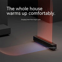 Xiaomi Mijia graphene Baseboard electric heater simulation flame version humidification heating TJXDNQ06ZM work with Mijia APP