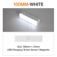 Xiaomi Night Lamp Led With Motion Sensor Usb Rechargeable Detector Wall Light With Battery 2600mAh Dimmable Lamp For Bedroom