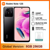 Xiaomi Redmi Note 12S Smartphone MediaTek Helio G96  6.43'' AMOLED DotDisplay 33W Fast Charging 108MP Triple Camera Phone