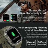 Xiaomi Rugged Military Smart Watch Men For Android IOS Ftiness Watches Ip68 Waterproof 1.85'' AI Voice Bluetooth Call Smartwatch