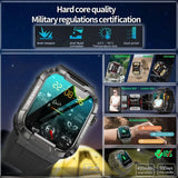 Xiaomi Rugged Military Smart Watch Men For Android IOS Ftiness Watches Ip68 Waterproof 1.85'' AI Voice Bluetooth Call Smartwatch