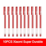 Xiaomi Super Durable Writing Sign Pen 0.5mm Gel pen Signing Pens Smooth Switzerland Refill Red Black Ink Pen Ballpoint Pen