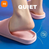 Xiaomi Thick Platform Women Bathroom Home Slippers Cloud Slippers Soft Sole EVA Indoor Slides Sandals Summer Non-slip Flip Flops