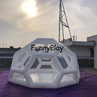 AOOKMIYA camping beach soccer football tent PVC good show giant clear dome tent inflatable igloo beach tent promotional