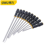 deli Multi-function Screwdrivers Insulated Magnetic Phillips Screwdriver Car Auto Security Phillips Maintenance Repair Hand Tool