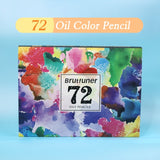 Brutfuner 12/48/120/160/260 Professional Oil Colored Pencils Wood Watercolor Pen