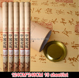 free shipping 10pcs/lot 124*248cm hand-made chinese xuan paper / rice paper for calligraphy and sumi-e painting