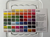 MIYA HIMI Gouache Paint Set 56 Colors (30ml/Pc) Paint Set Unique Jelly Cup