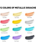 Himi Gouache paint set 12 Color T3