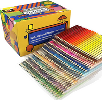 Ccfoud Colored Pencils 520 Color Set Oil Based Brutfuner Professional from Japan