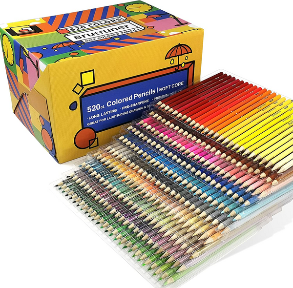 Brutfuner 260/520 Professional Color Pencils Drawing Coloured Colored –  AOOKMIYA