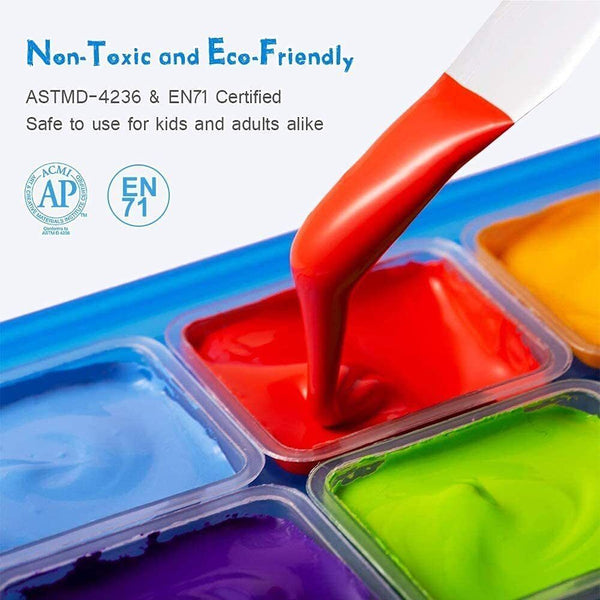 ANTNX MIYA HIMI Gouache Paint Set 24 Colors x 30ml Unique Jelly Cup Design  w