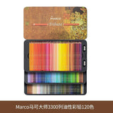 Marco Tribute MASTERS 48/72/120 Colors Artist Oil Pencil Set Professional Fine