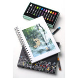 Himi 160gsm *50pgs Painting Gouache Paper Pad Spiral Book, watercolour, acrylic