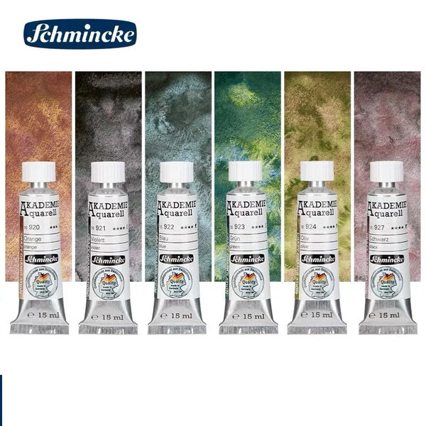 schmincke Precipitation Color Watercolor Paint Academy 15ml Tubular акварель Layered Color aquarelle Paint Art Supplies