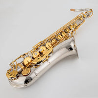 yanagisawa Musical Instruments T-WO37 Tenor Saxophone Bb Tone Nickel Plated Tube Gold Key Sax With Case Mouthpiece Gloves