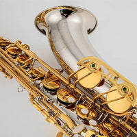 yanagisawa Musical Instruments T-WO37 Tenor Saxophone Bb Tone Nickel Plated Tube Gold Key Sax With Case Mouthpiece Gloves