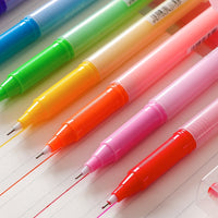 0.5mm candy color hand account pen needle tube pen creative color gel pen set DIY hand account notes painting student stationery