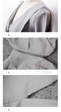 AOOKDRESS summer dress new professional pants set sexy V collar thin temperament chiffon shirt straight tube slim long pants