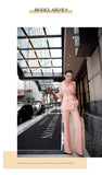 AOOKDRESS New Spring/Summer Women's Small Suit Set Stylish Suit Falling Wide-Legged Pants Show Slim Two-Piece Set