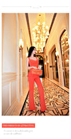 AOOKDRESS summer fashion jumpsuit women's new sexy temperament slim waist sleeveless suspenders jumpsuit