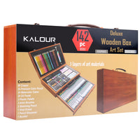124 Color Pencil Master Art Set For Kids Multicolor Wooden Non-toxic 3.3 mm.