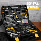 155Pcs Hand Tool Set Electrician Repair Woodworking Multi Tools with Tool Box Include Socket Set Screwdriver Wrench Hammer Knife