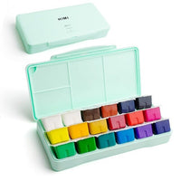 18-color children's painting gouache paint 30ml jelly cup portable set student professional art art painting supplies