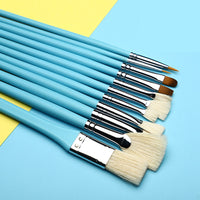 Miya Paint Brushes, 10 Pcs with Long Handle for Gouache, Acrylic, Oil, –  AOOKMIYA