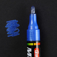 1Pcs oil-based Paint Metal Marker Pens Sharpie 3.0mm Gold Silver Ceramic Rock Glass Porcelain Mug Wood Fabric Canvas Painting