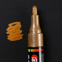 1Pcs oil-based Paint Metal Marker Pens Sharpie 3.0mm Gold Silver Ceramic Rock Glass Porcelain Mug Wood Fabric Canvas Painting