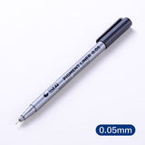 1pcs 0.05 0.1 0.2 0.3 0.4 0.5 0.6 0.8 Different Tip Pigment Liner Pigma Micron Black Ink Marker Pen Fineliner Sketching Pens