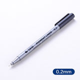 1pcs 0.05 0.1 0.2 0.3 0.4 0.5 0.6 0.8 Different Tip Pigment Liner Pigma Micron Black Ink Marker Pen Fineliner Sketching Pens