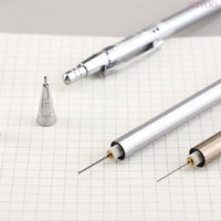 1pcs Simple 0.5mm 0.7mm  metal texture Mechanical pencil Drawing Propelling Pencil Plastic material Office Art supplies