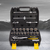 20/32/37/58Pcs 12.5mm Combination Socket Set Hand Tool Sets Car Repair Tool Box Ratchet Wrench Set Mechanical Workshop Tool Kit