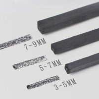 20pcs/set of sketch carbon rods new 3-9mm square cotton willow charcoal strips sketch carbon pen painting art supplies