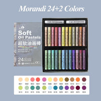 AOOKMIYA 24/36/48 super macio óleo pastel profissional lavável desenho clássico macaron morandi artista crayon pintura vara para o presente kuelox