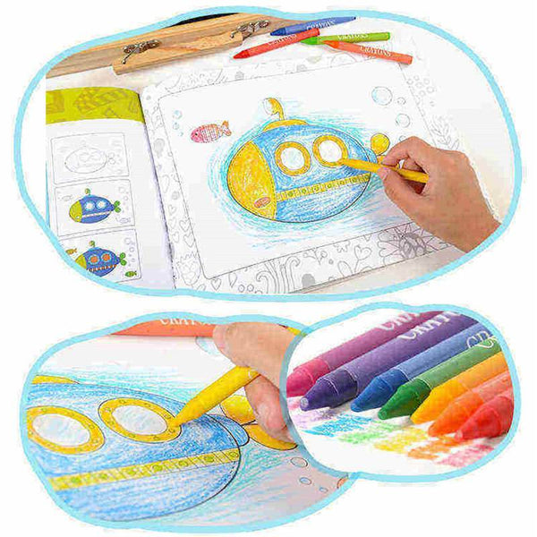 Children Drawing Set Painting Art Water Color Pen Crayon Oil