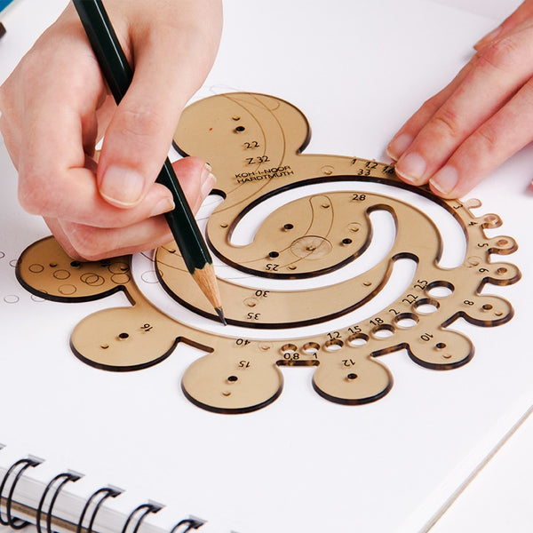 Multifunctional Scribing Ruler Woodworking Circular Drawing Tool