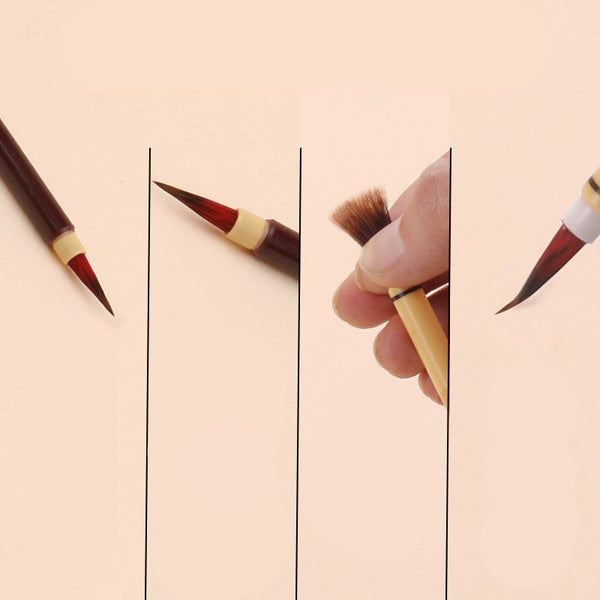 5Pcs/Set Fine Thin Hook Line Nylon Pen Paint Brush Drawing Art Watercolor  Art Supplies Painting Brushes