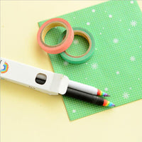 2pcs/lot kawaii Originality Rainbow Standard Pencil Writing lapis Pens Student Stationery School Supplies For Kids Cute Gift