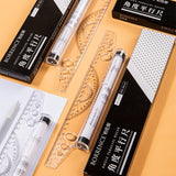 30cm multifunctional drawing ruler parallel ruler student architect design drawing angle balance ruler school supplies