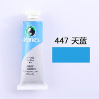 32ML Tube Acrylic Paint Gouache Pigment Concentrated Advertising Painting Student Special Painting Pigment