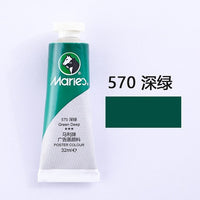 32ML Tube Acrylic Paint Gouache Pigment Concentrated Advertising Painting Student Special Painting Pigment